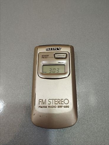 sony mp3 player: Sony SRF-M90 FM/AM portativ radio - Kompakt cib formatı, LCD ekranlı — 2