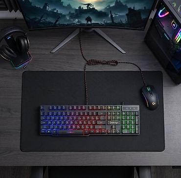 asus tuf dash: RGB işıqlanmalı tam ölçülü mexaniki oyun klaviaturası - 104 düyməli — 2