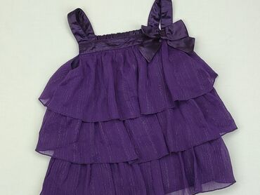 fioletowa sukienka: Bluzka, H&M, 4-5 lat, 104-110 cm, stan - Dobry