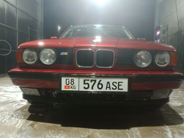 рулевой редуктор е34: BMW 5 Series E34, седан, красный цвет кузова. Передняя оптика —