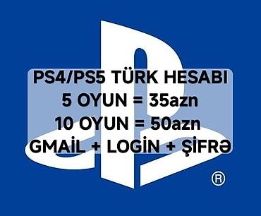logi electronics: PS4/PS5 original türk🇹🇷akkauntları satılır. Hesablar görüş yolu ilə — 1