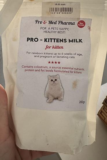 Yemlər: Pro & Med Pharma – Pro Kittens Milk (yeni formula) Öz pişiklərim — 1