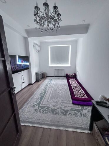 раздольный ак жол: 2 бөлмө, 55 кв. м, Элитка, 6 кабат, Евроремонт