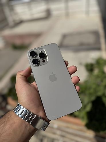 15 pro max dubay: IPhone 15 Pro Max, 256 GB, Gümüşü, Sənədlərlə, Face ID, Simsiz şarj — 3