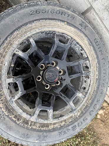 Колеса в сборе: Колеса в сборе 265 / 60 / R 18, Зима, Б/у, Комплект, Внедорожные (АТ/МТ), Литые, отверстий - 6 — 6
