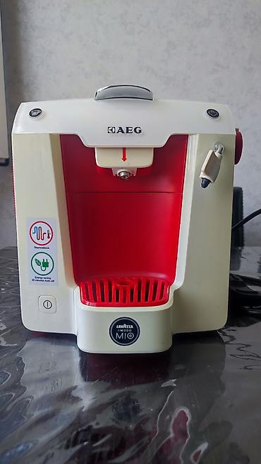 goy su: AEG Lavazza A Modo Mio kapsul qəhvə aparatı - Model: AEG LMS1000RE — 1