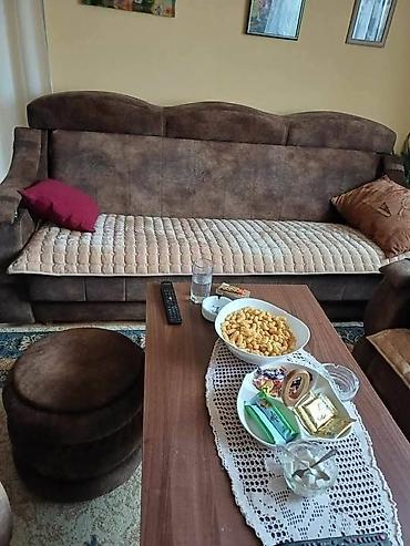 Prekrivači za nameštaj: Flekeri dezen kocka Plišani ne klizajući 200x70 150x70 70x70 Cena seta — 2