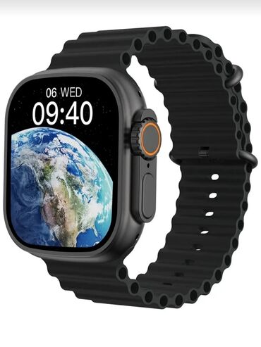 tw8 ultra smartwatch: Yeni, Smart saat, Smart, Аnti-lost, rəng - Qara
