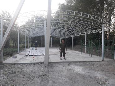 Сварка: Ангары Металлические конструкции Складные помещения Навесы ферма — 24
