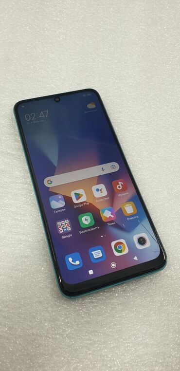 телефон xiaomi redmi: Redmi, Redmi Note 10, Б/у, 128 ГБ, цвет - Голубой, 2 SIM