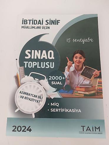 Тесты: Hamısı yenidir.hec birinin icinde yazi ciriq ve.s — 9