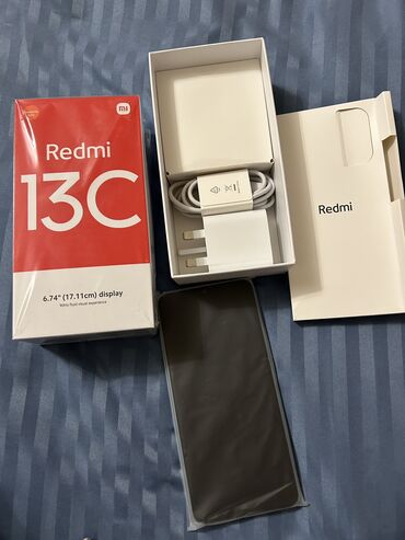 дисковод dvd rom: Xiaomi, Redmi 13C, Новый, 128 ГБ, цвет - Зеленый, 2 SIM
