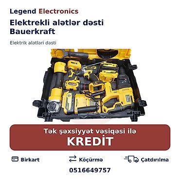 deşici alətlər: Elan başlığı: Elektrekli alətlər dəsti Bauerkraft Elektrekli alətlər — 1