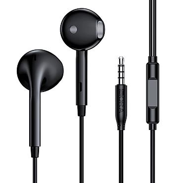 ses sisdemi: Qulaqcıq 1HORA Wired Earbuds 3.5mm AUT122 Black 1HORA Wired Earbuds — 1