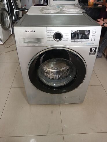 Paltaryuyan maşınlar: Paltaryuyan maşın Samsung, 7 kq, İşlənmiş, Avtomat, Qurutma var, Kredit yoxdur, Ünvandan götürmə, Pulsuz çatdırılma, Ödənişli çatdırılma