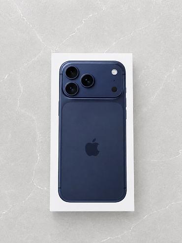 iphone 17 pro max бу: IPhone 17 Pro Max, Б/у, 256 ГБ, Синий, Коробка, 100 % — 1