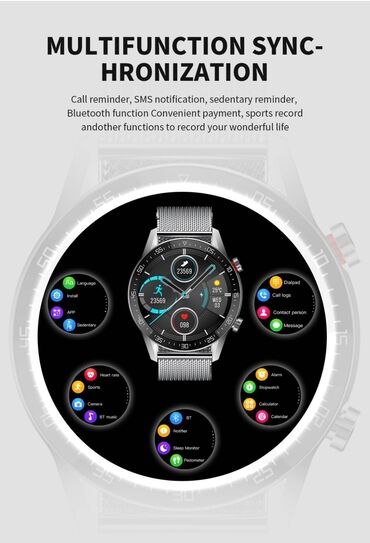 Ručni satovi: Smart watch, Muški — 12