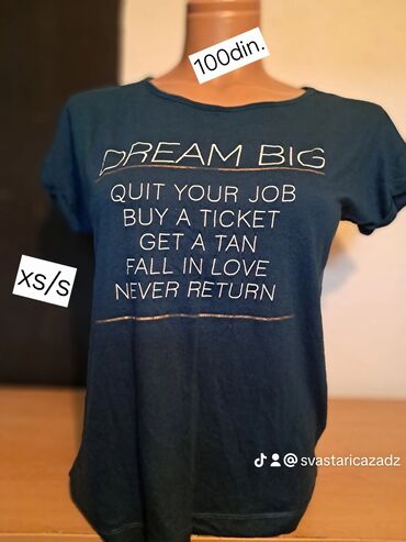 Majice kratkih rukava: Ženske majice – više modela - Model 1 (S): bela gornja zona, ispod — 12