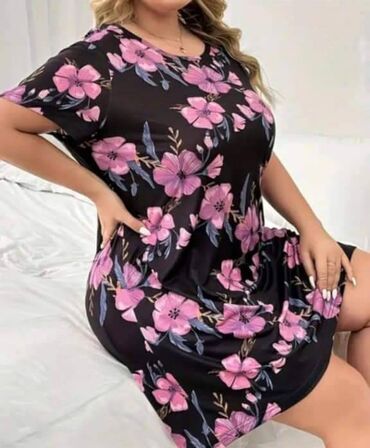 zara haljina bela: 3XL (EU 46), 4XL (EU 48), 5XL (EU 50), bоја - Crna, Drugi stil, Kratkih rukava