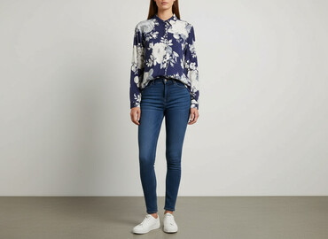 koszula w paski stradivarius: George, Women`s shirt, size L