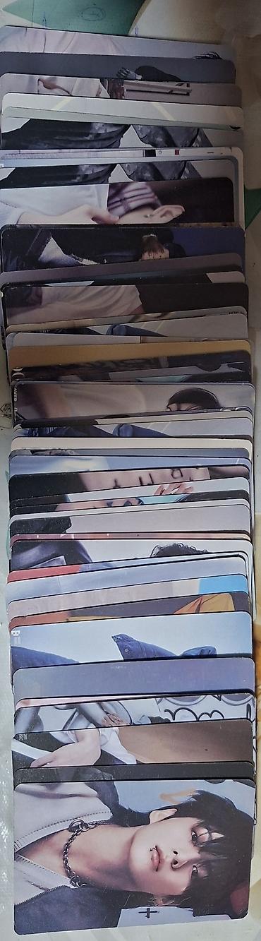 карты игральные пластиковые: Набор фотокарт с Чонгуком. 57 штук Описание: - Большая пачка — 3