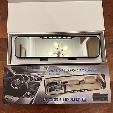 камера вид: Видеорегистратор-зеркало HD Dual Lens Car Camera (Front/Rear) - — 1