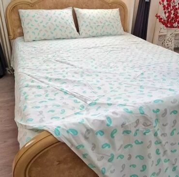 Комплекты постельного белья: Простыня 100%хб, постельное бельё, навалочки текстиль, постельное — 24