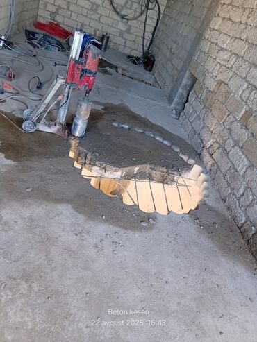 Beton işləri: Beton kəsmə beton deşmə xidməti Karot - HILTI DD 200 / 350 ilə 25 ° — 4