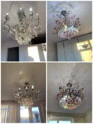 yolka isiqlari ve qiymeti: Люстра, 10 и более ламп, Хрусталь