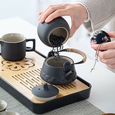 Наборы посуды: Набор посуды для чайных церемоний в походном кейсе. • Кейс, серый — 4