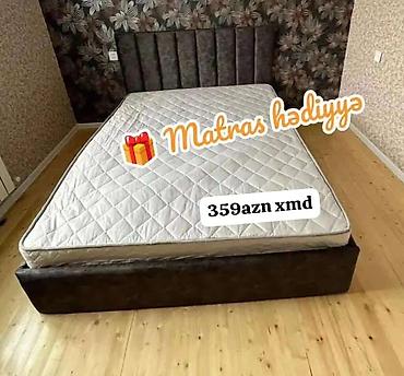 dosek matras satisi: Məhsul: Yumşaq başlıqlı çarpayı (matras hədiyyə) - Dizayn: Hündür — 3
