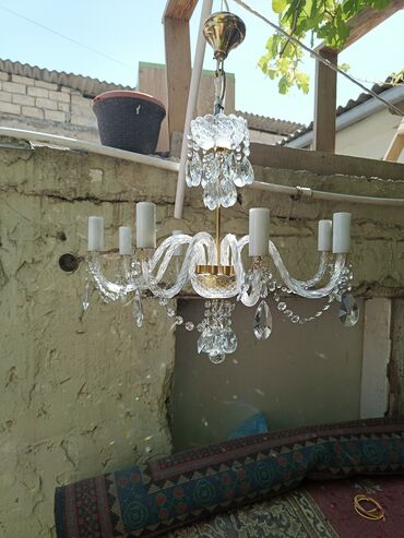 Çilçıraqlar: Çılçıraq, 6 lampa, Xrustal
