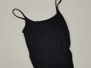 czarne satynowe bluzki na ramiączkach: Bluzka Damska, Marks & Spencer, XL, stan - Bardzo dobry