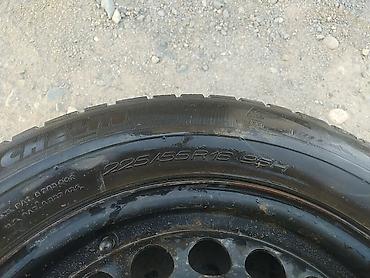 dio af27: Колеса в сборе 225 / 55 / R 16, Всесезонная, Б/у, 1 шт, Легковые, Железные, отверстий - 5 — 2