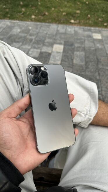 Apple iPhone: IPhone 13 Pro Max, Б/у, 256 ГБ, Space Gray, Коробка, Чехол — 2