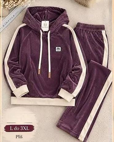 Trenerke plis L do 3 xl 4700 vmr6 na lalafo.rs Trenerke plis L do 3 xl 4700 vmr6