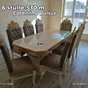 Masa və oturacaq dəstləri: Masa desti isdehsalin özündən satış qiyməti münasib çatdırılma pulsuz — 4