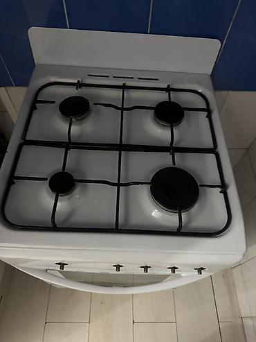 газовые плиты индезит: Газовая печь, Indesit, Б/у, Напольная, цвет - Белый — 2