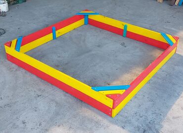 детский игровой домик: Песочница. Песочница деревянная!(сосна) размеры:ширина 1м 50см ×1м