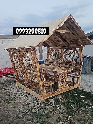 Uşaq və gənc otağı üçün dəstlər: Taxta mebel dəsti – əl işləri - İki mərtəbəli çarpayı: Künc — 11
