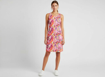 name it ubrania: Peacocks, Women`s dress, size S