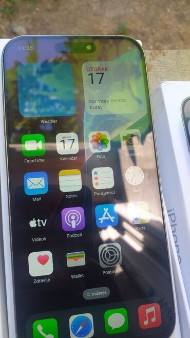 Apple iPhone: Apple iPhone iPhone 16 Pro, 256 GB, Matte Gold, Face ID, Garancija, Otisak prsta — 18