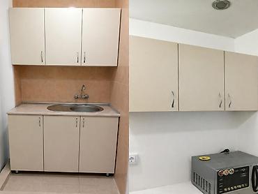 Digər mebel: Mətbəx dolabı dəsti - Rəng: açıq bej - Üst modul: 3 qapılı asma — 1