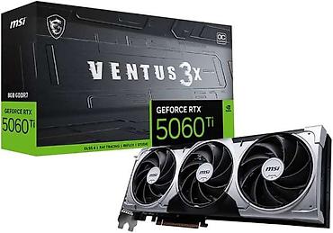 rtx 5060 ti komputer: MSI GeForce RTX 5060 Ti VENTUS 3X OC 8GB - Ən son texnologiyalar və — 1