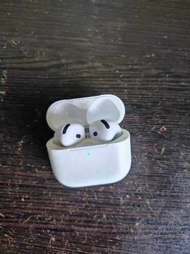 наушники airpods 3: Костные, Apple, Б/у, Беспроводные (Bluetooth), Классические