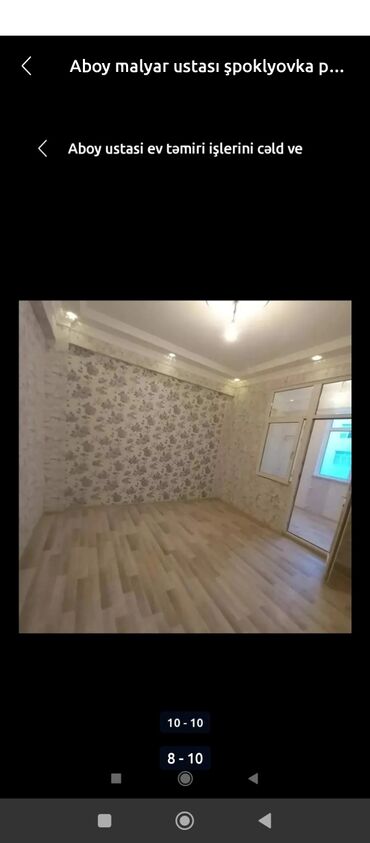 Malyar işləri: Aboy malyar paduqa emulsiya lminat işləri görürük 2 nəfərik peşekar — 6