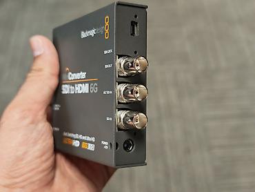 smart tv: Blackmagic Design SDI to HDMI 6G Mini Converter Bir layihə üçün — 2