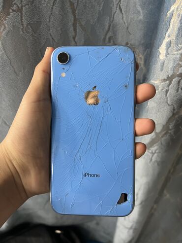 Apple iPhone: IPhone Xr, Б/у, 128 ГБ, Голубой