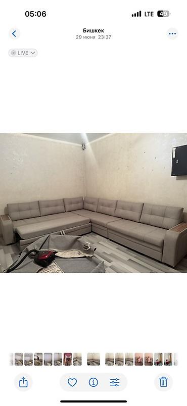 sofa: Модульный угловой комплект диванов, трансформируемый в спальные места — 4