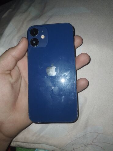 iphone xr цена в бишкеке бу: IPhone 12, Колдонулган, 128 ГБ, Көк, Заряддоочу түзүлүш, Каптама, Кабель, 76 %